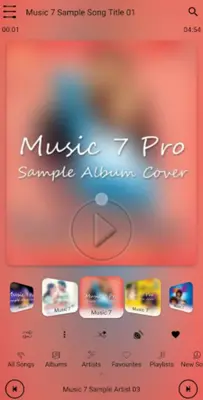 Music 7 Pro - Music Player 7 android App screenshot 4